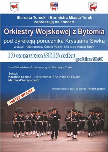 Koncert Orkiestry Wojskowej z Bytomia już w piątek