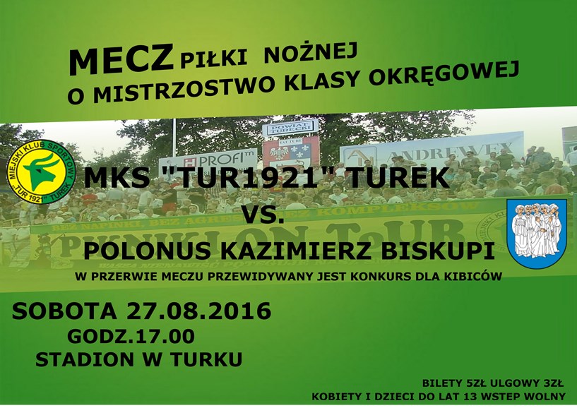 MKS Tur 1921 Turek vs Polonus Kazimierz Biskupi