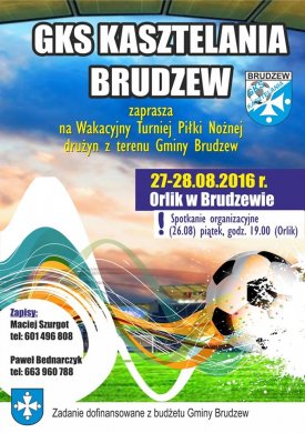 Wakacyjny Turniej Piłki Nożnej w Brudzewie