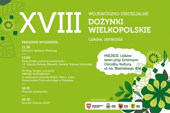 Wielkopolskie Dożynki Wojewódzko-Diecezjalne w Liskowie