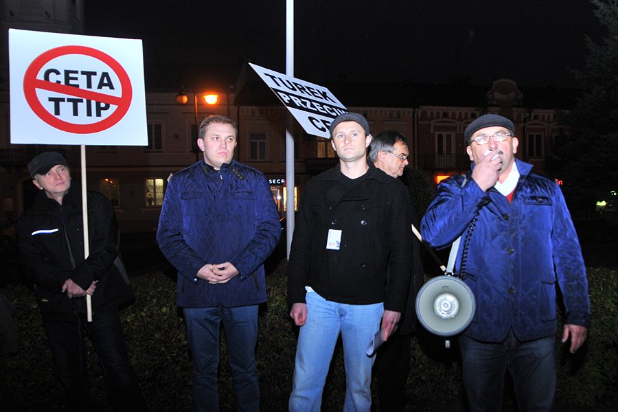 Protestowali przeciw CETA i TTIP