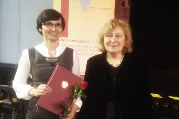 Beata Woźniak z nagrodą ministra