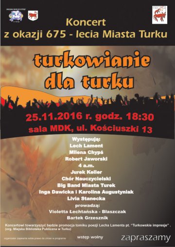 Koncert turkowian w MDKu! Przyjdź i zobacz co zaprezentują na scenie