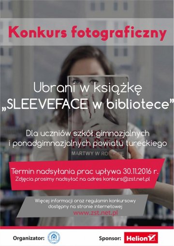 Konkurs fotograficzny - Sleeveface w bibliotece