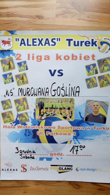 Już w sobotę ALEXAS Turek vs. KS MUROWANA GOŚLINA