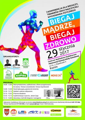 Konferencja dla biegaczy: Biegaj mądrze, biegaj zdrowo