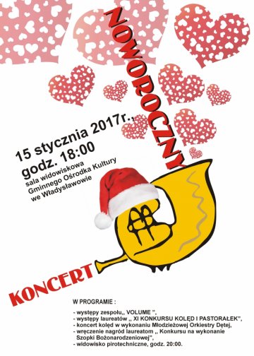 Władysławów: Koncert Noworoczny już 15 stycznia