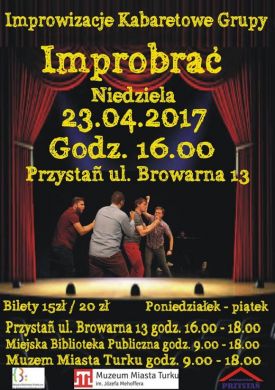 Improwizacje teatralno-kabaretowe w Przystani