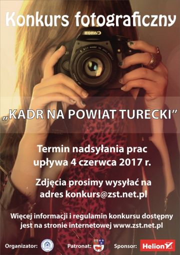 Konkurs fotograficzny Kadr na Powiat Turecki