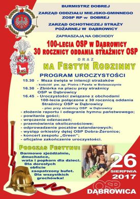 100-lecie OSP w Dąbrowicy