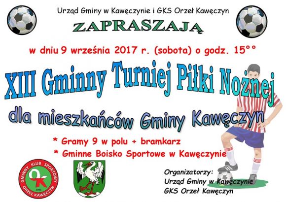 XIII Gminny Turniej Piłki Nożnej w Kawęczynie