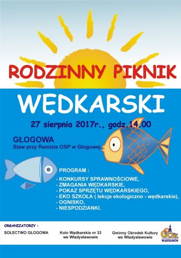 Głogowa: Rodzinny Piknik Wędkarski zapewni relaks i dobrą zabawę