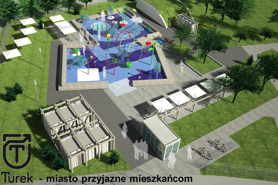 Wodny Plac Zabaw to początek renowacji OSiR - foto: miastoturek.pl