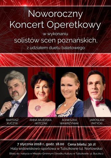 Tuliszków: Noworoczny Koncert Operetkowy już 7 stycznia