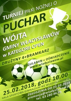 Turniej Piłki Nożnej o Puchar Wójta Gminy Władysławów