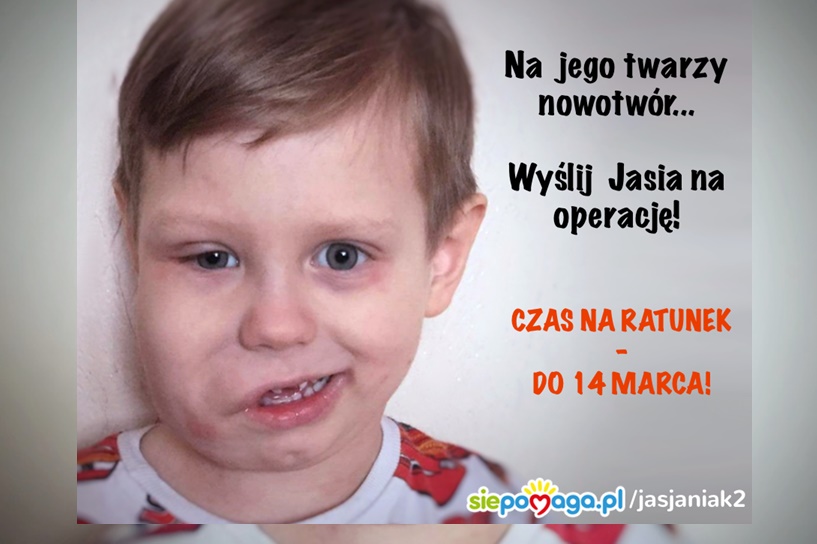 Jaś z Władysławowa chce pokonać chorobę. Wesprzyjmy go - foto: www.siepomaga.pl/jasjaniak2