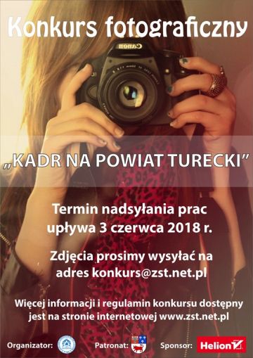 Konkurs fotograficzny Kadr na Powiat Turecki już trwa
