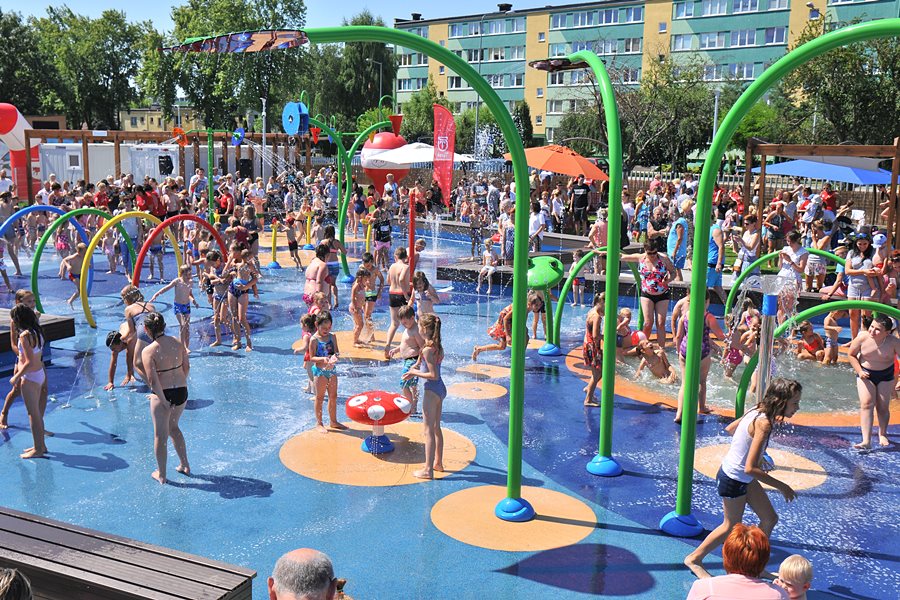 Najlepiej wyposażony wodny plac zabaw w Polsce otwarty - foto: Marcin Derucki