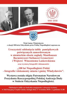 Władysławów: 100 lat Niepodległości - wystawa