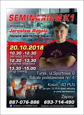 Seminarium K1 z Jarosławem Rogalą
