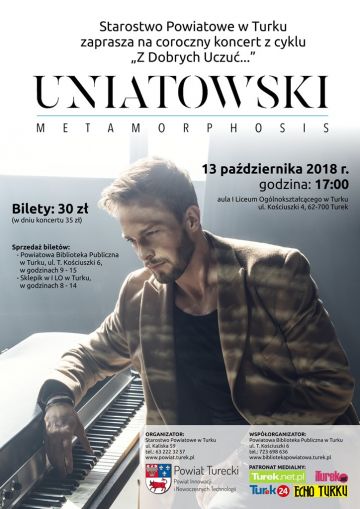 Konkurs: Wygraj podwójne zaproszenie na koncert Sławka Uniatowskiego