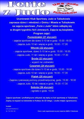 Ferie z judo w Tuliszkowie