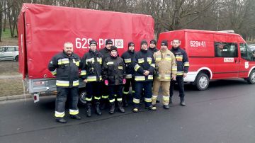Strażacy z powiatu przeszukują kompleks Cytadeli Poznań - foto: OSP Turek