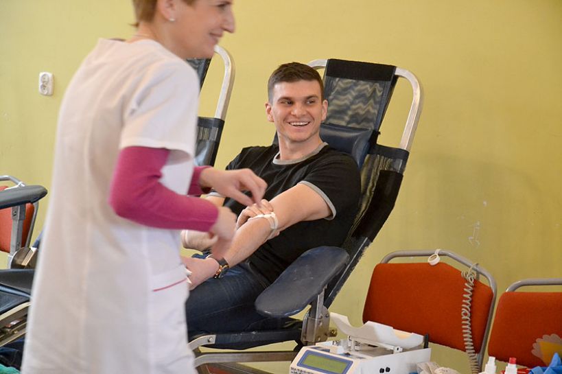 Oddali blisko 18 litrów krwi w poborze zorganizowanym przez HDK PCK przy OSP Turek - foto: Michał Sidorowicz