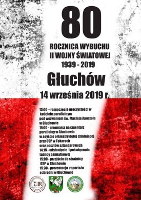 Obchody 80. rocznicy wybuchu II wojny światowej w Głuchowie