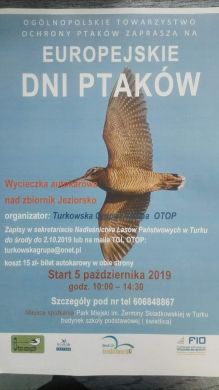 Europejskie Dni Ptaków z OTOP Turek