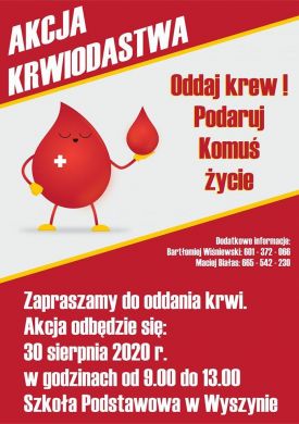 I Akcja krwiodawstwa Wyszyna