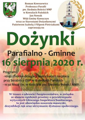 Dożynki Parafialno-Gminne Gminy Kawęczyn