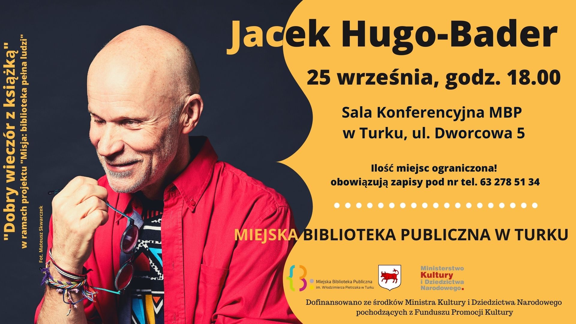 Jacek Hugo-Bader spotka się z czytelnikami w Turku