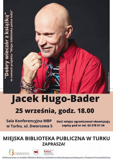 Jacek Hugo-Bader spotka się z czytelnikami w Turku