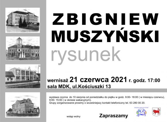 Wystawa rysunków Zbigniewa Muszyńskiego