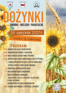 Dożynki Gminno-Miejsko-Parafialne w Kalinowej