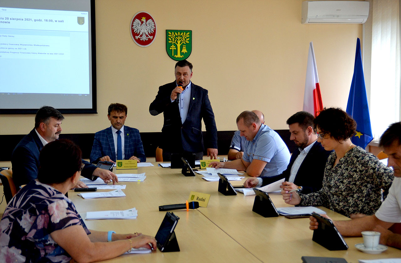 Rada Gminy Malanów za wsparciem finansowym na opracowanie dokumentacji linii kolejowej Turek-Konin