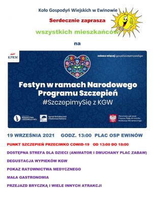 Festyn #SzczepimySię z KGW w Ewinowie