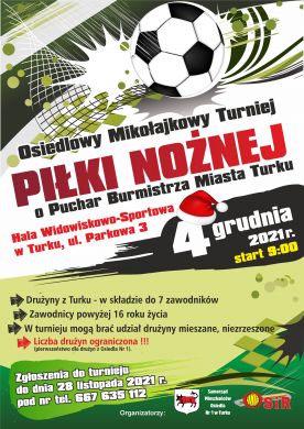 Turniej Mikołajkowy Piłki Nożnej o Puchar Burmistrza Miasta Turek