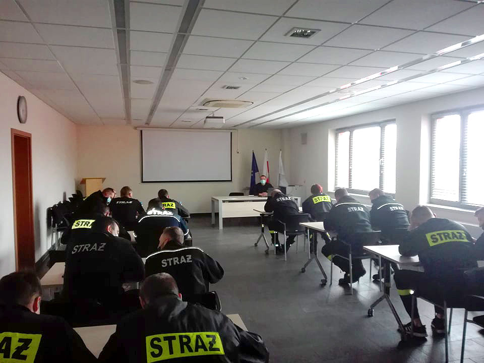Szkolenie dowódców jednostek OSP z powiatu tureckiego