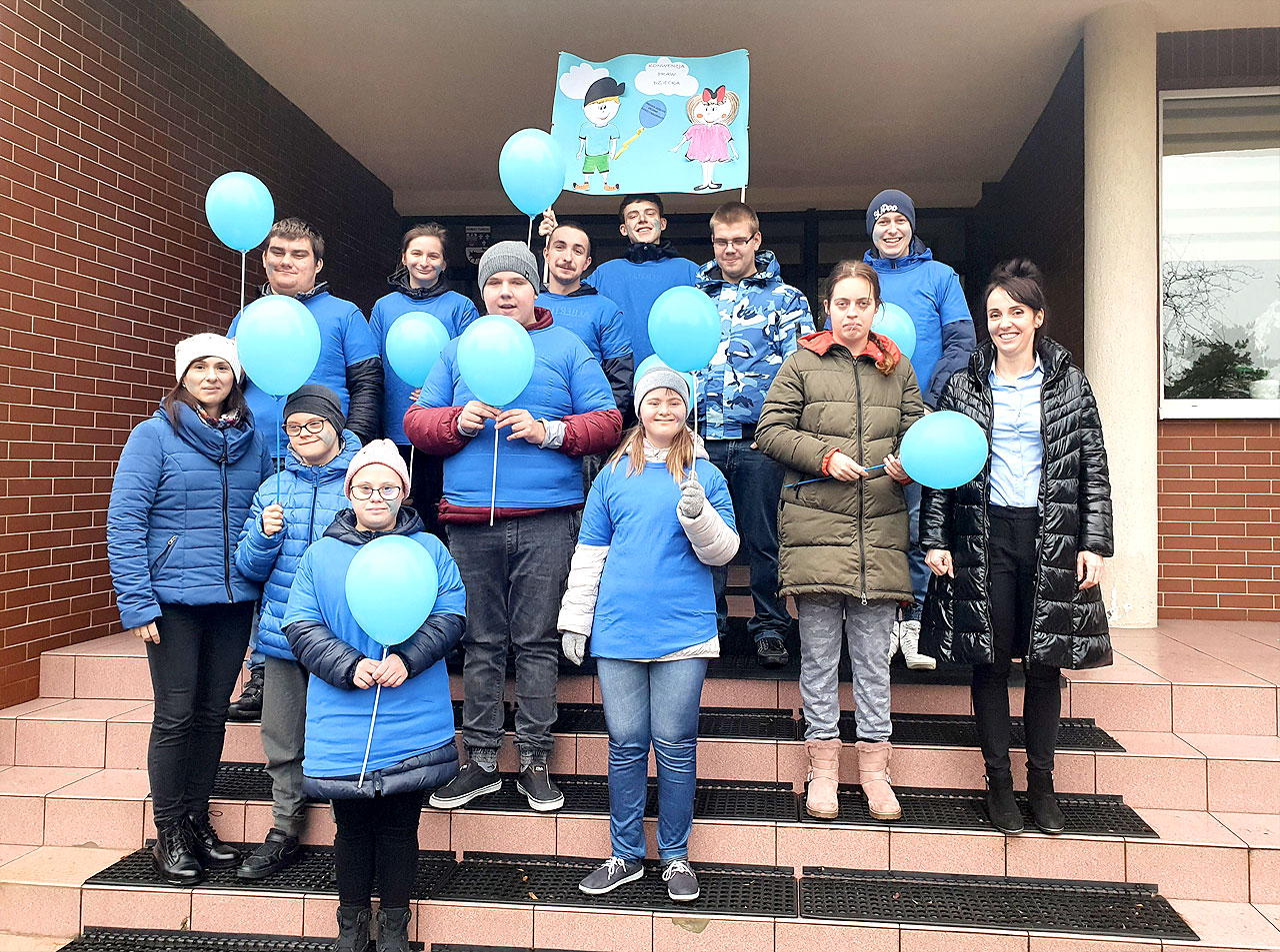 Uczniowie ze Specjalnego Ośrodka Szkolno-Wychowawczego w Turku świętują Międzynarodowy Dzień Praw Dziecka