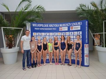 Dziewczyny z Malanowa pływały w Poznaniu 
