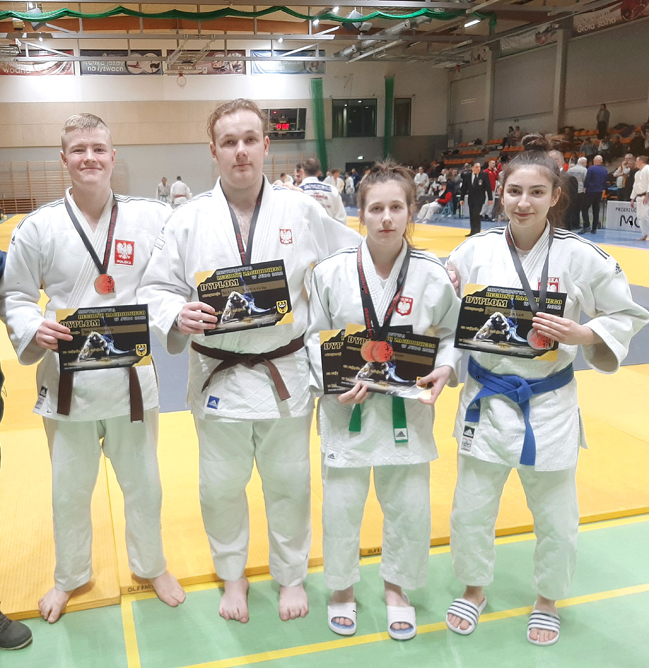 Tuliszkowscy judocy na Mistrzostwach Regionu Zachodniego w Oleśnicy - fot.: UKS Judo Tuliszków