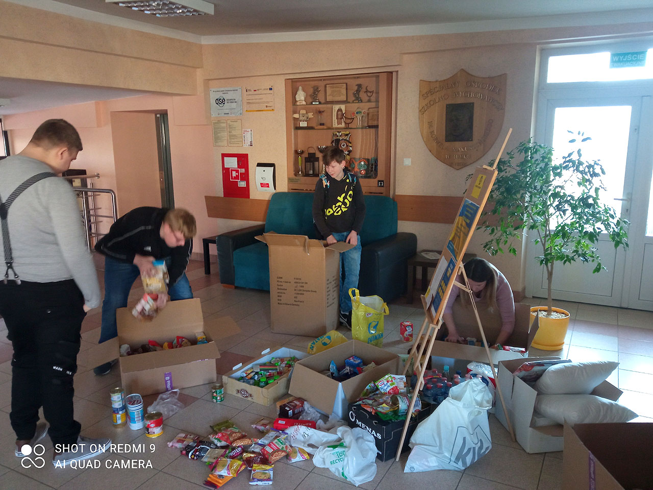 Specjalny Ośrodek Szkolno-Wychowawczy włączył się w akcję pomocy dla Ukrainy