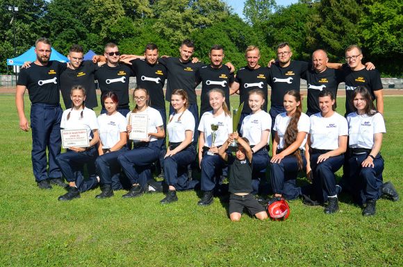 Strażacy z gminy Turek rywalizowali w Kaczkach....