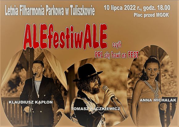 Koncert operetkowy Letniej Filharmonii Parkowej w Tuliszkowie.