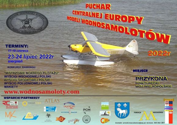 Puchar Centralnej Europy Modeli Wodnosamolotów Przykona 2022