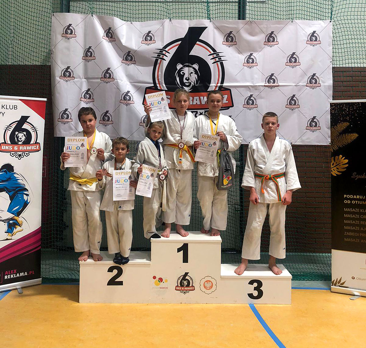 Wrócili z pięcioma medalami. Tuliszkowska sekcja judo po turnieju w Rawiczu - fot.: UKS Judo Tuliszków