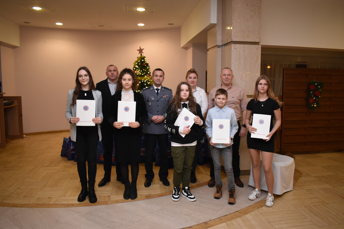 Spotkanie mikołajkowe w Komendzie Powiatowej Policji w Turku