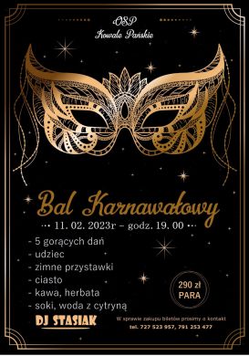 Bal Karnawałowy w OSP Kowale Pańskie